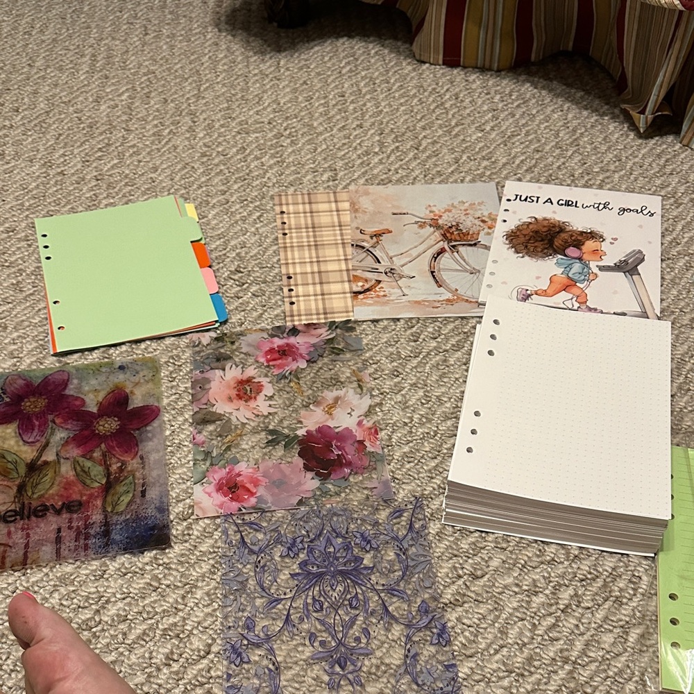 A5 Ring Binder Accessories (Jane’s Agenda, Planner Perfect Etsy Amazon)